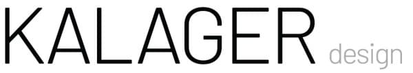 KALAGER design 로고