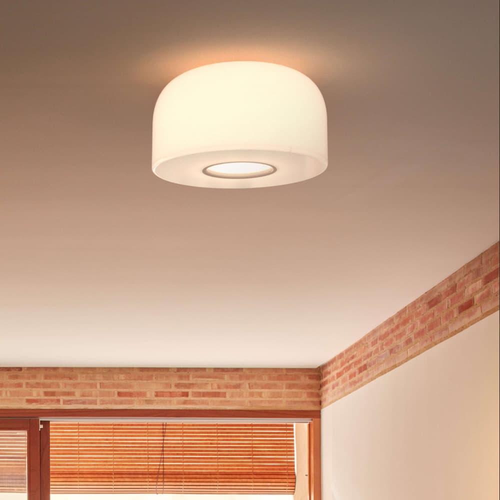 벨홉 글라스 Ceiling2 화이트 Bellhop Glass Ceiling 2 White 플랫샷