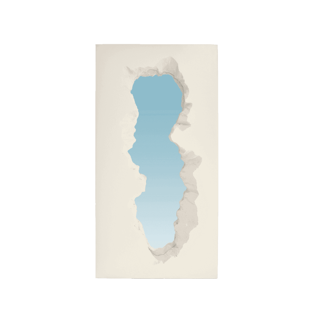 브로큰 미러 올모스트 화이트 리미티드 에디션 1/777 플랫샷