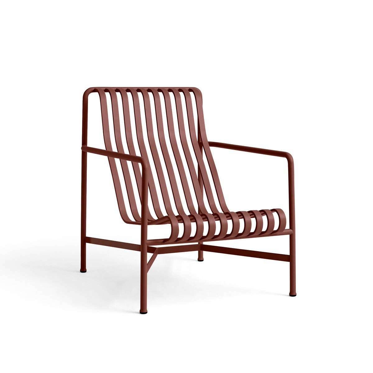 헤이 팔리사드 라운지 체어 하이 Palissade Lounge Chair Iron Red