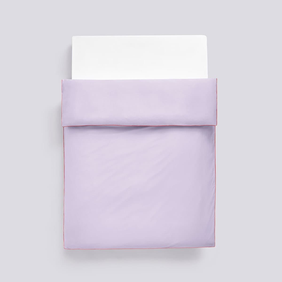 OUTLINE DUVET COVER LAVENDER W150 x L210 CM 플랫샷