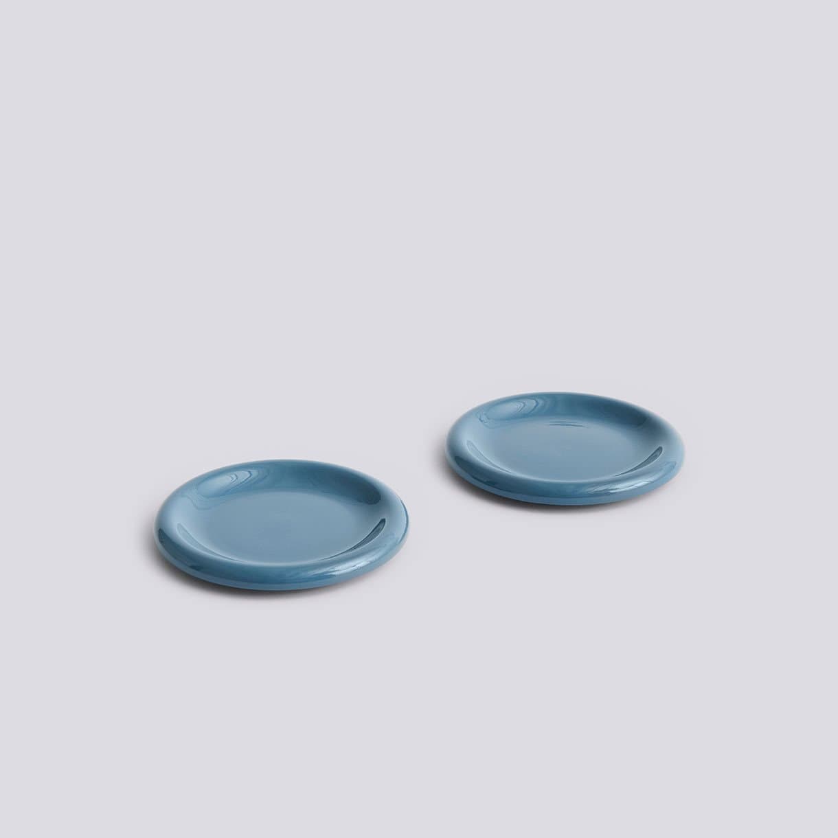 바로 플레이트 2P 세트 Ø18 오프 화이트 VARIANTS 다크 블루 이미지