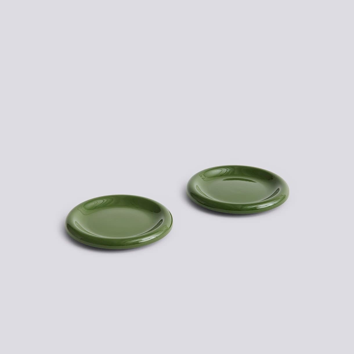 바로 플레이트 2P 세트 Ø18 오프 화이트 VARIANTS 그린 이미지