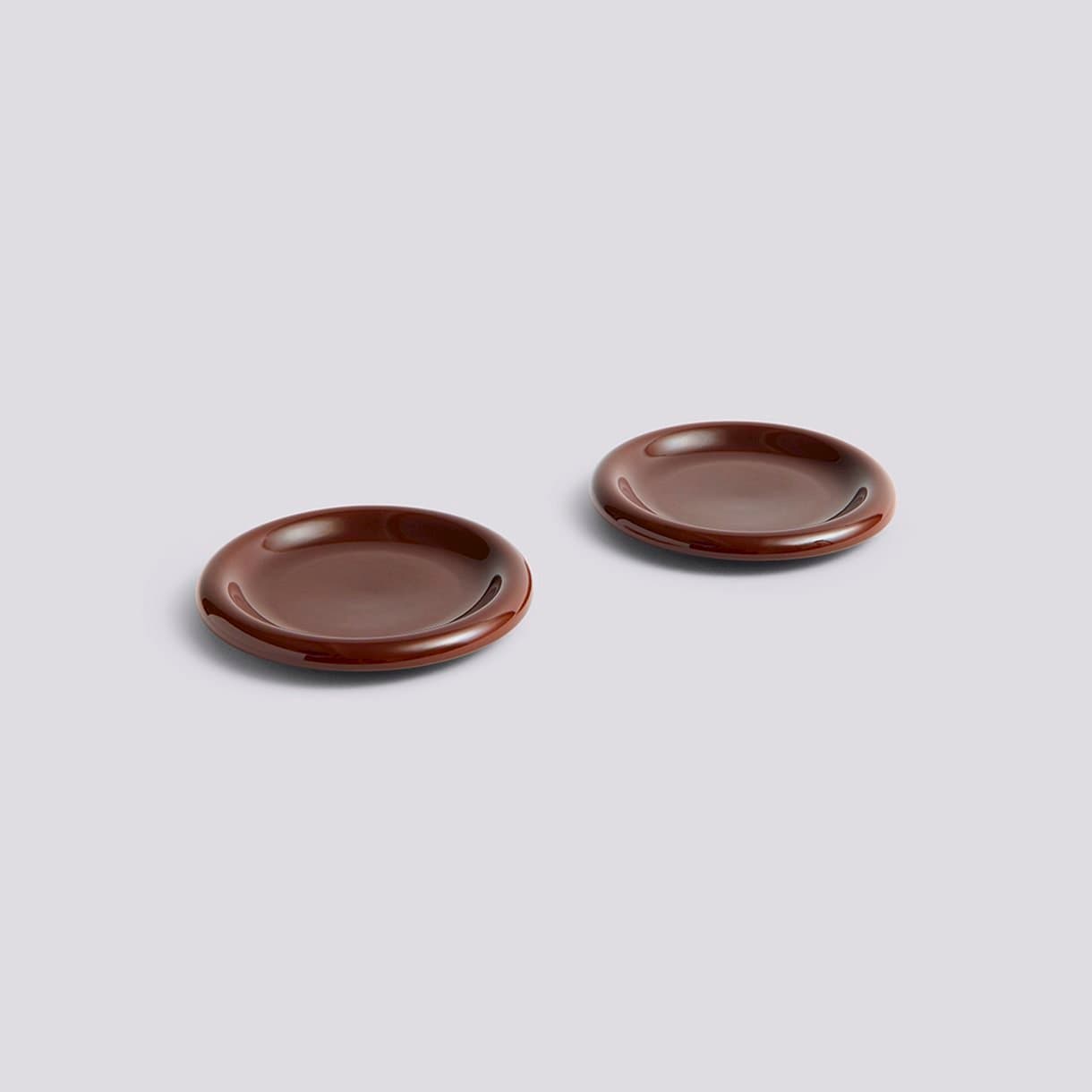 바로 플레이트 2P 세트 Ø18 오프 화이트 VARIANTS 버건디 이미지