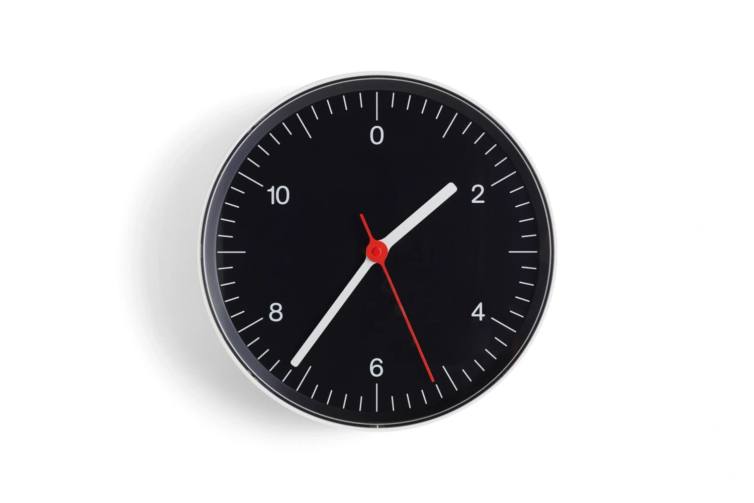 월 클락 블랙 플랫샷