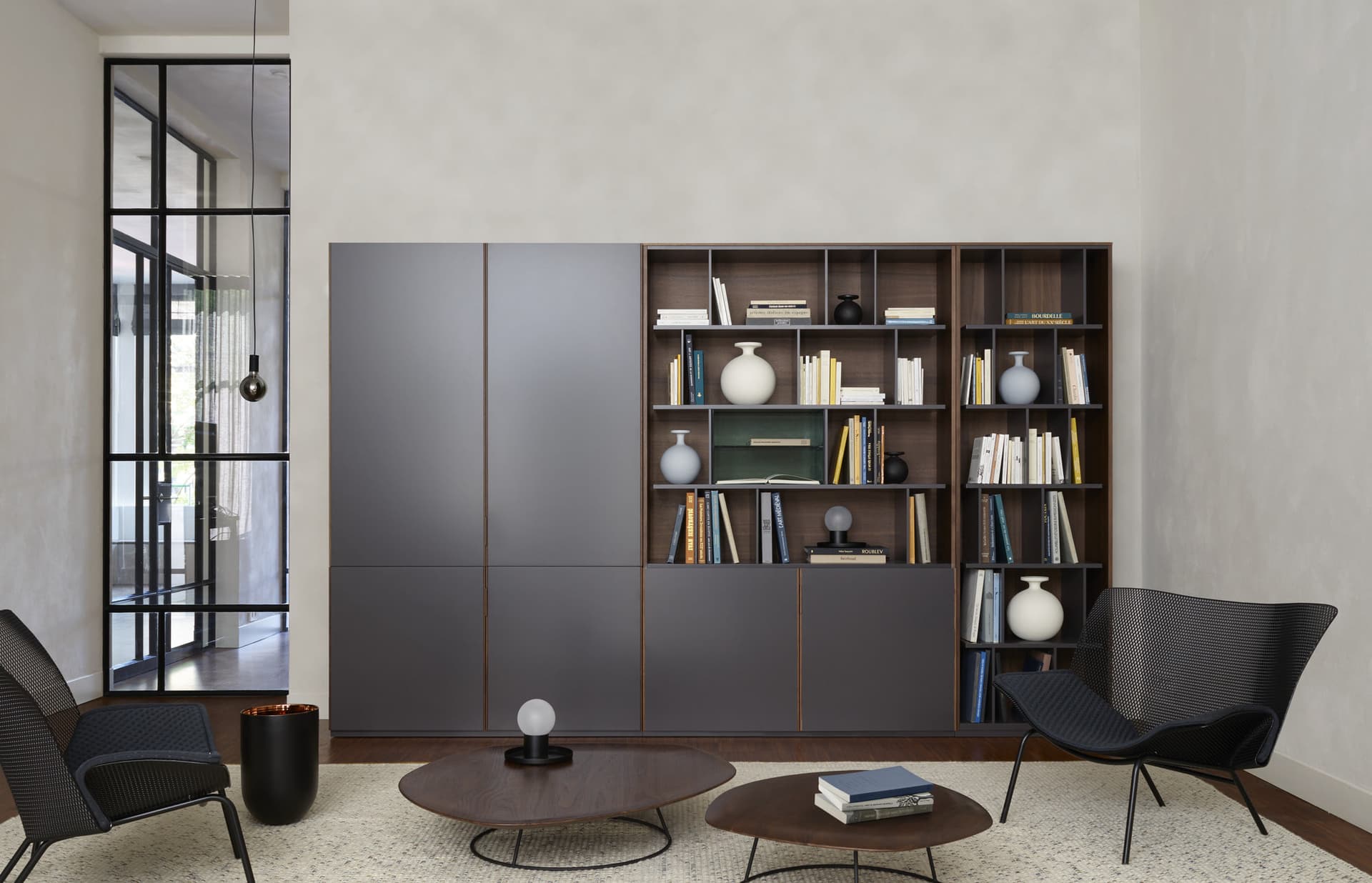페블 로우 볼록 테이블 라이프스타일 이미지 3