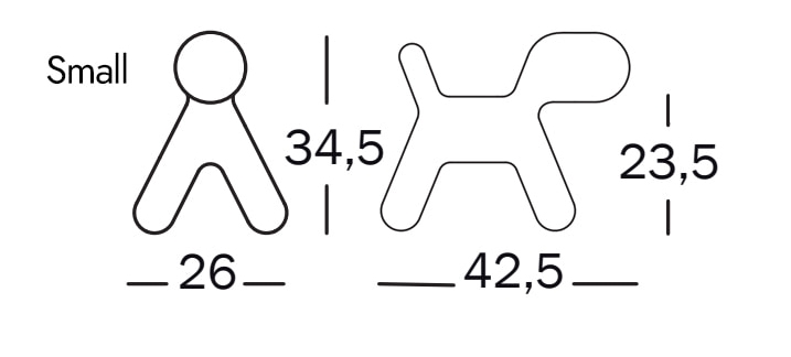 퍼피 화이트 스몰 사이즈 가이드 이미지 1