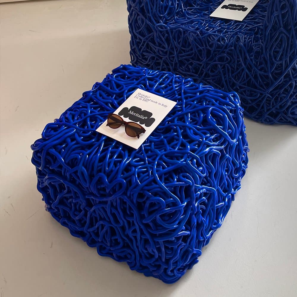 메리탈리아 센사피네 푸프 Senzafine Pouff (Blue)