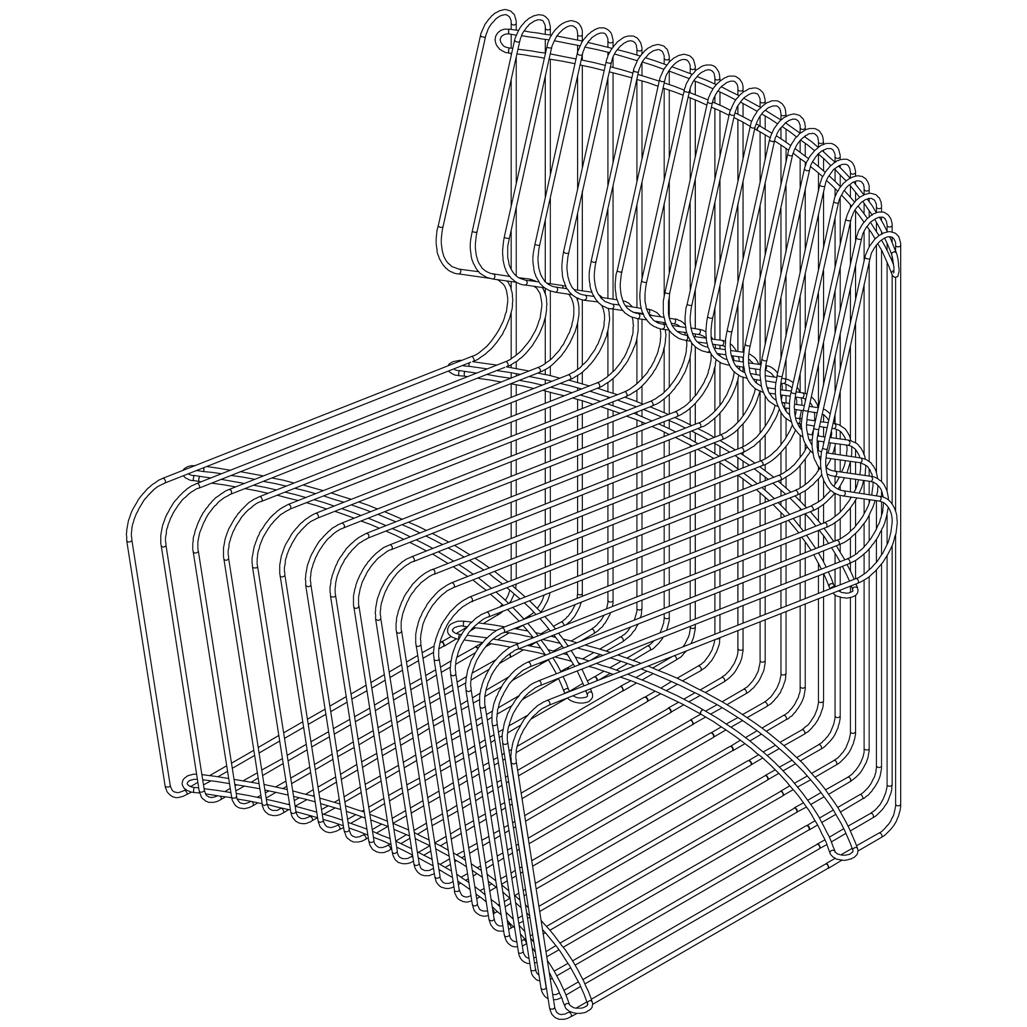 팬톤노바 리니어 체어 플랫샷