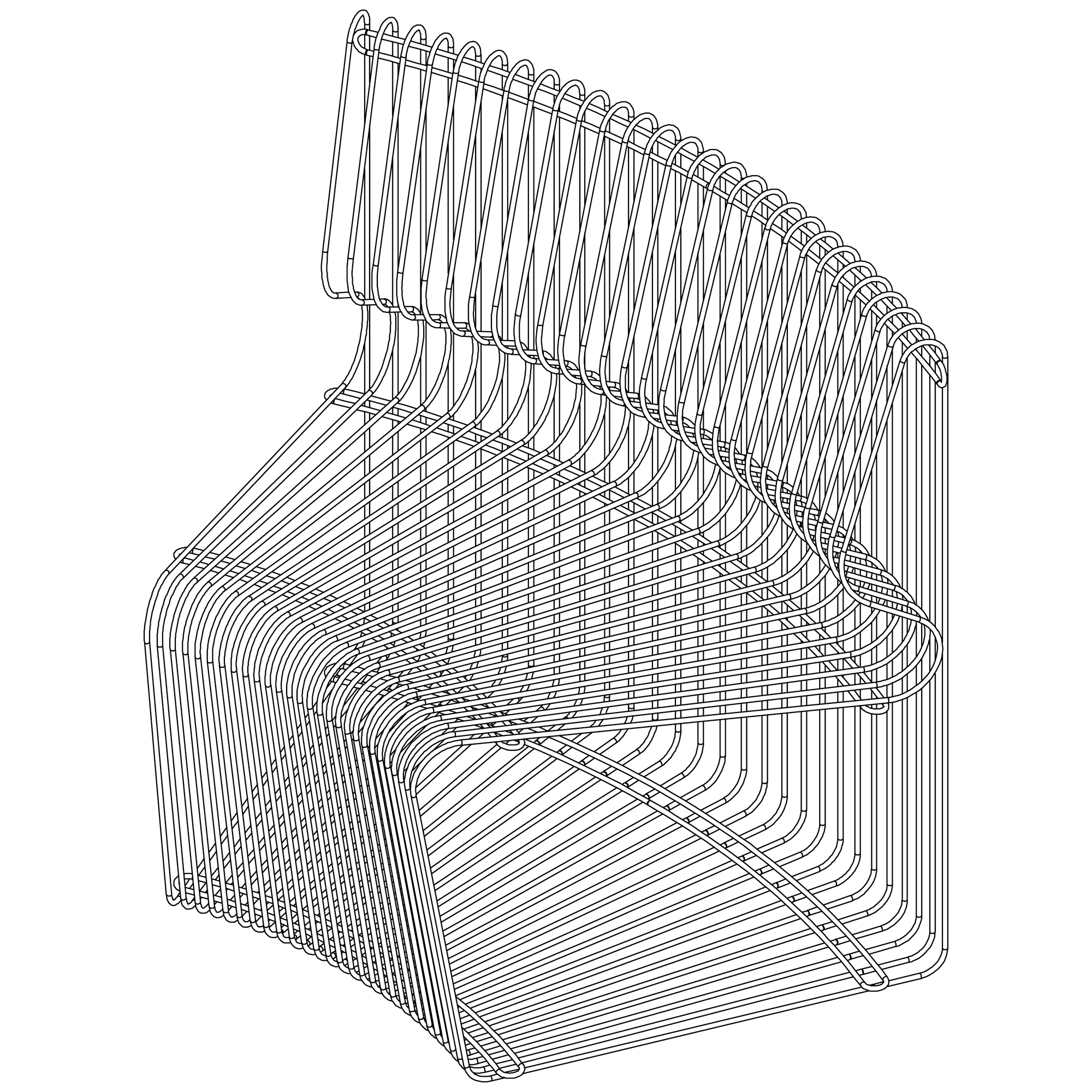 팬톤노바 콘벡 체어 플랫샷