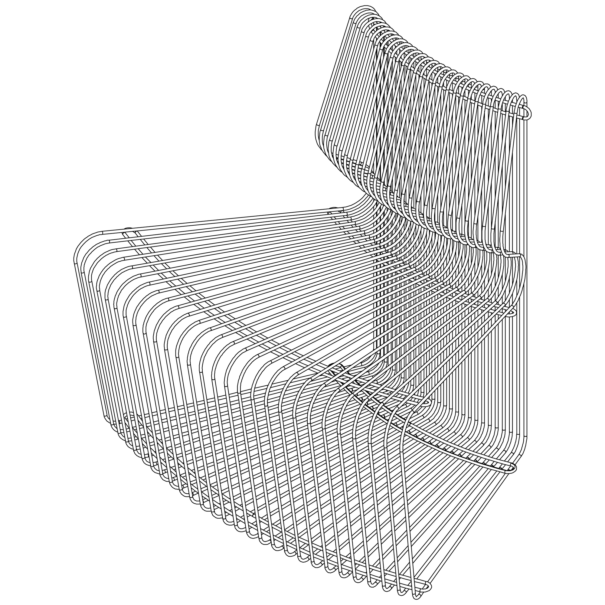 팬톤노바 콘케이브 체어 상품 이미지 1