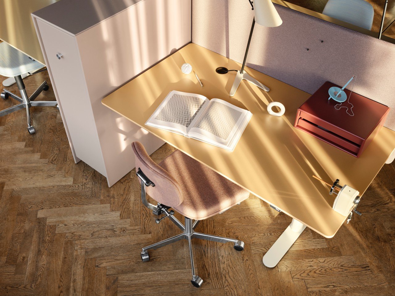 하이로우 2 워크 데스크 140x80 라이프스타일 이미지 5