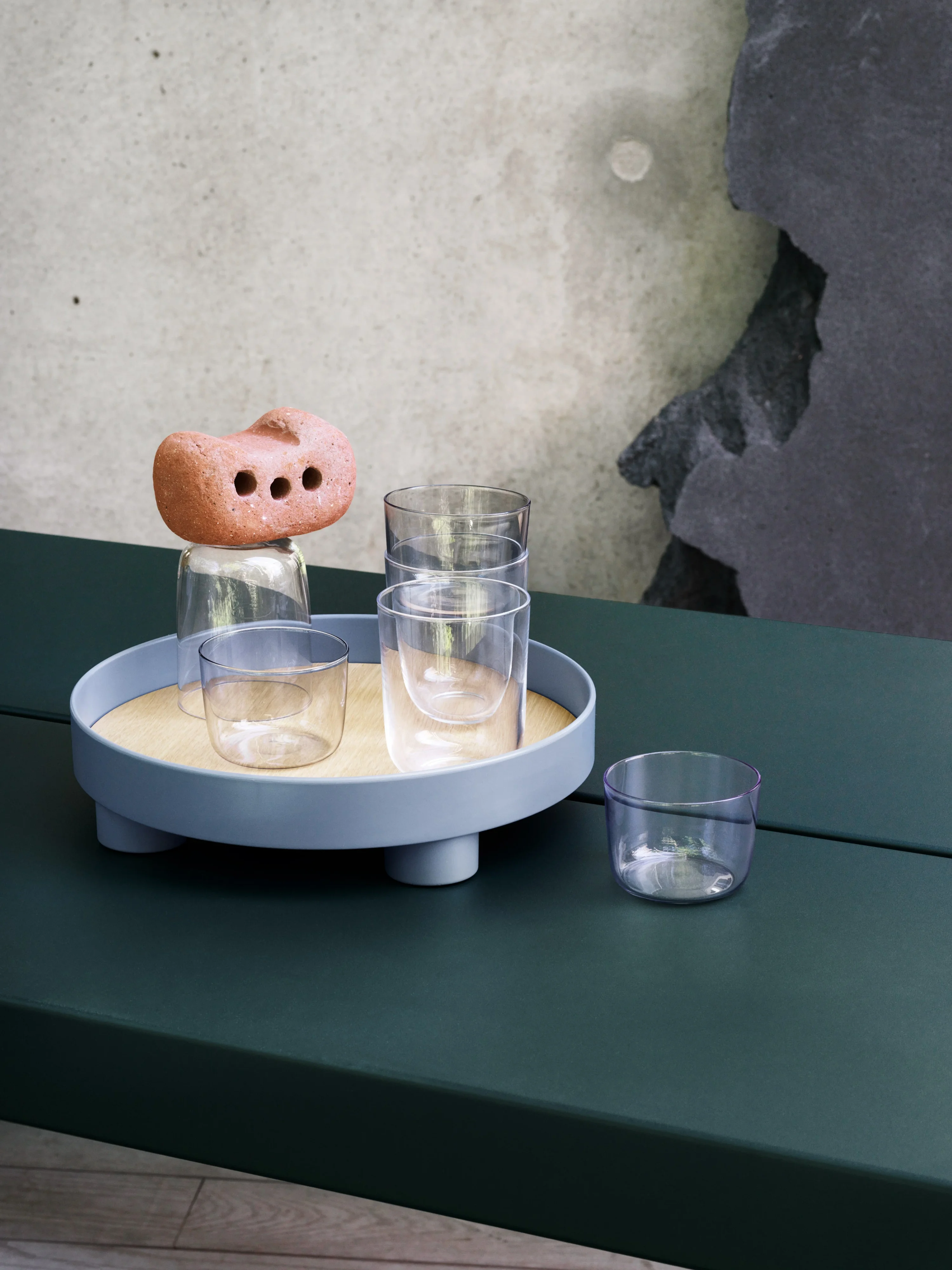 코르키 글래스 Set of 4 그레이 톨 라이프스타일 이미지 2