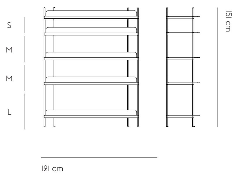컴파일 컨피그레이션 3 화이트 사이즈 가이드 이미지 1