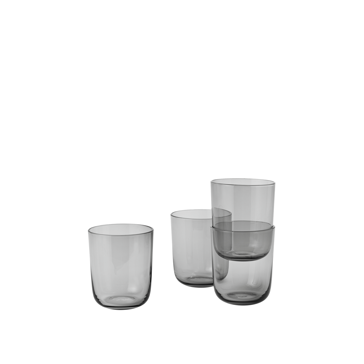 코르키 글래스 Set of 4 그레이 톨 상품 이미지 1
