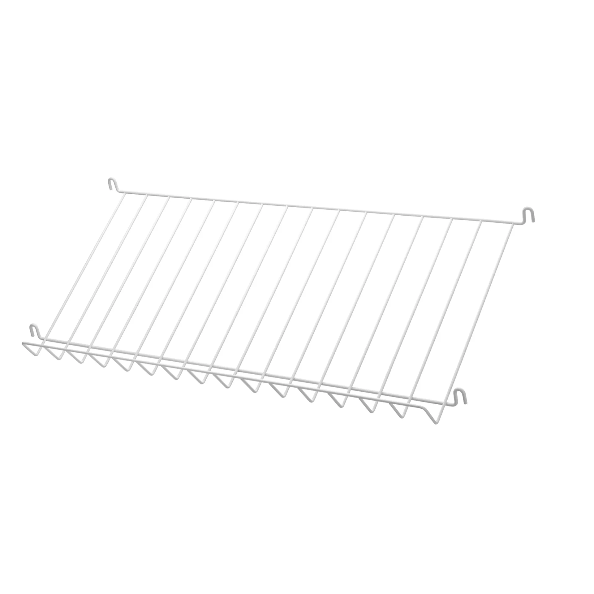 매거진 쉘프 와이어 화이트 플랫샷