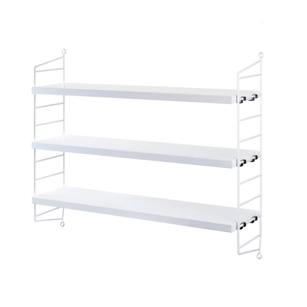 포켓 화이트 플랫샷