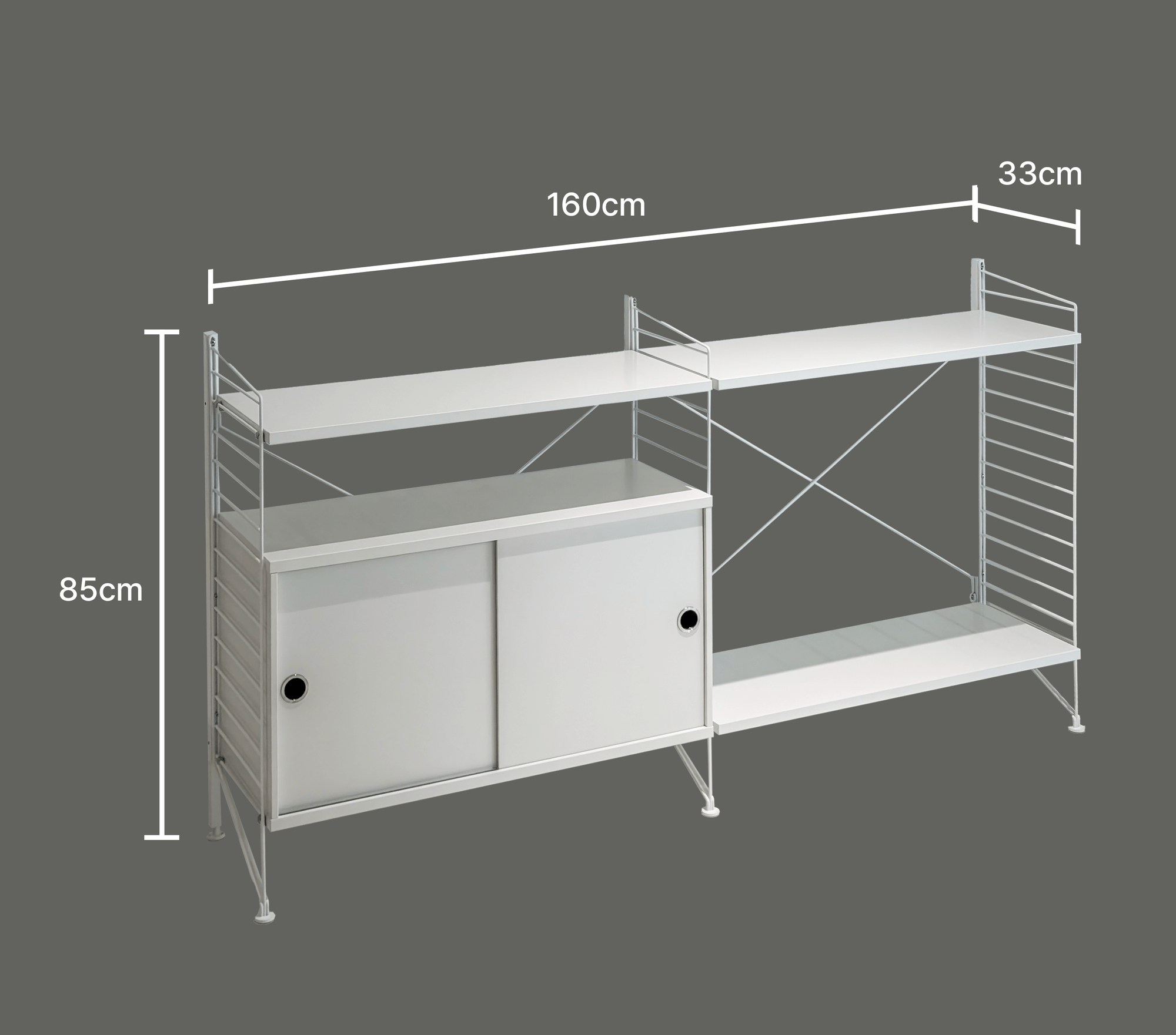 시스템 프리 스탠딩 세트 5 사이즈 가이드 이미지 1