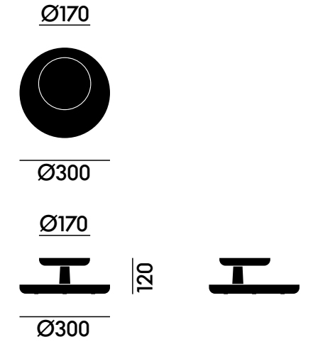 로터리 트레이 사이즈 가이드 이미지 1