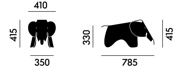 임스 엘리펀트 화이트 사이즈 가이드 이미지 1